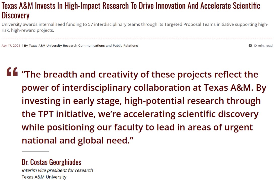 High Impact Research